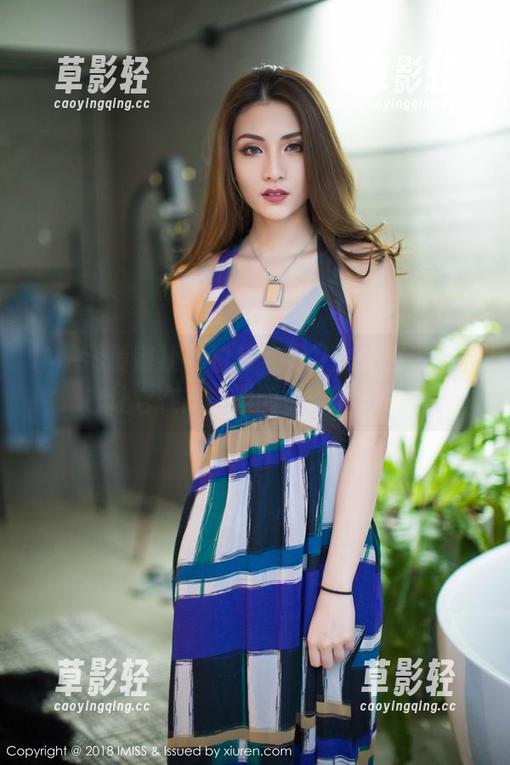 IMiss爱蜜社 - 白裙，不只是衣服，小热巴让它在高清原图中活了起来。