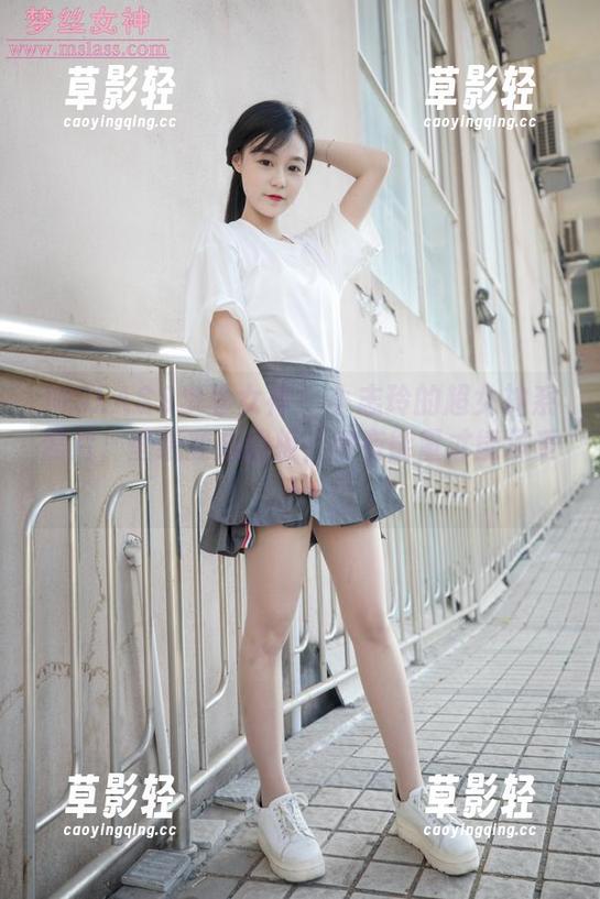 MSLASS梦丝女神 - 小志玲的超女神系照片，壁纸变成挡板，得有能量才能承受！