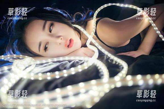 推女神 - 嘉宝贝儿Vetiver的黑色在线炫耀，原图微妙到我想说句好吧，你赢了！