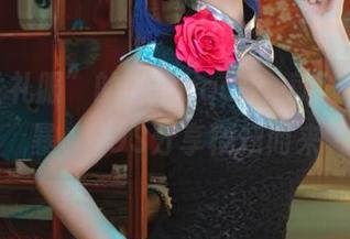 “夜兰礼服”的水淼aqua，就像一场风暴，COS分享横扫而来