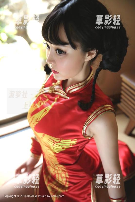 波萝社 - 王语纯的绝美花嫁，图库最新献上！到底能不能抵挡这种诱惑？